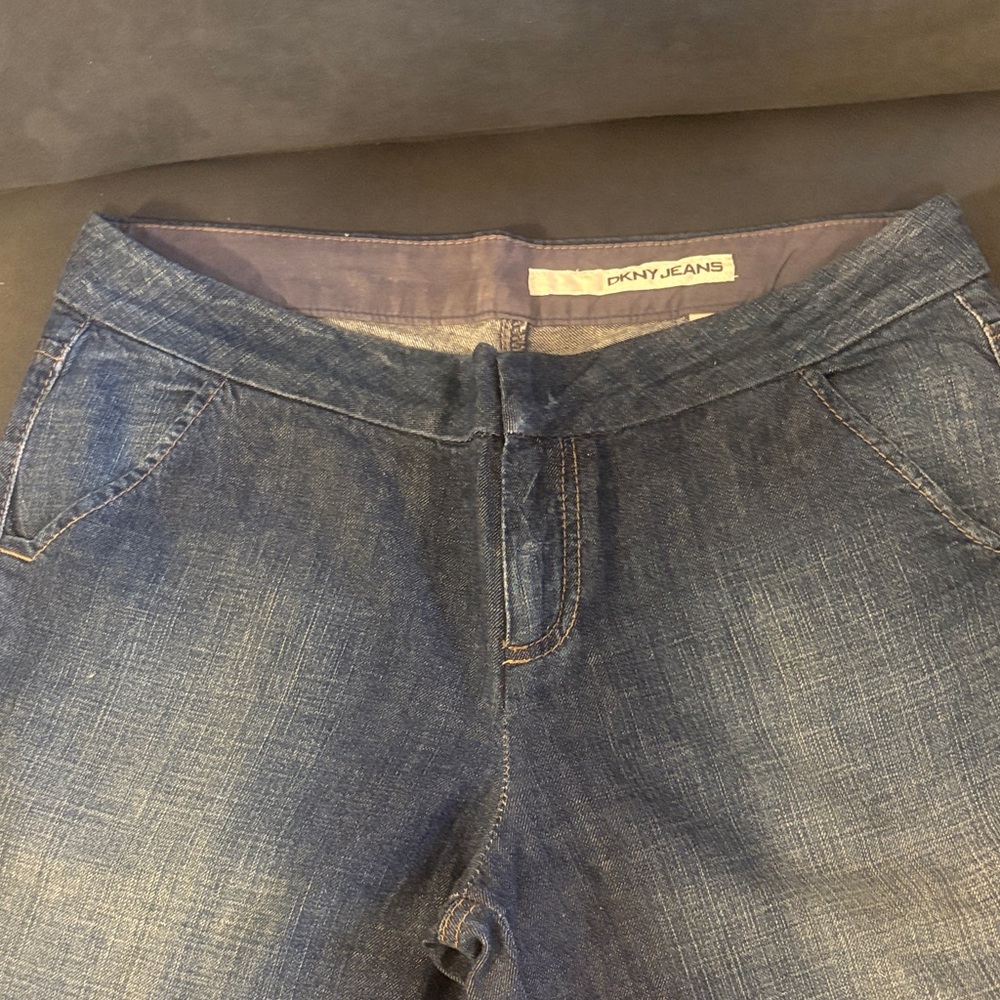 DKNY High Rise Dark Blue Jeans